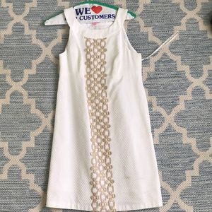 Lily Pulitzer Halter White Shift Dress